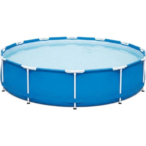 Piscina Fuoriterra Steel Pro Rotonda Giardino 6473 Litri 366x76 cm