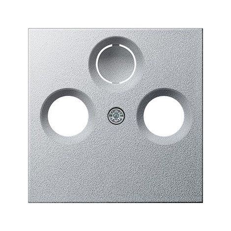 Placca di finitura Gira 086926 alluminio IP20 montaggio a vite