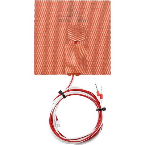 Tapis chauffant en silicone 220 V 100 W à thermistance basse consommation, importé, pour plateau d'impression 3D de 100 mm (1/5)