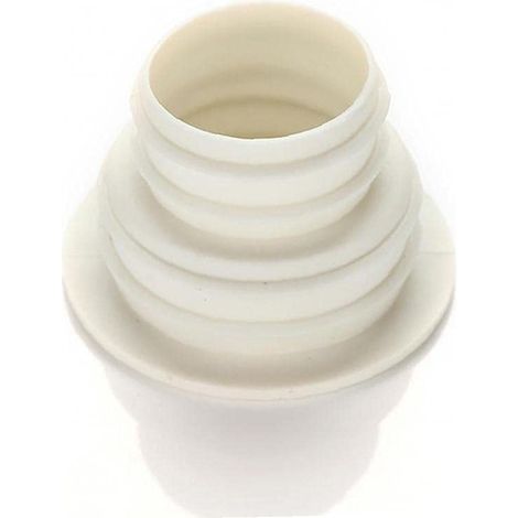 2pcs Joint d'assemblage d'égout d'égout de vidange de tuyau d'étanchéité Tank Tank Tank Tank Désodorant Pipeline (couleur blanc) Bague d'étanchéité en silicone (1/5)
