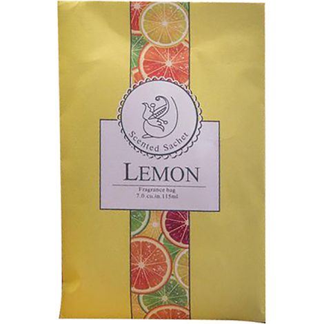Sac Parfumé Naturel Citron - Anti Moisissure Et Désodorisant Pour Placard Tiroir Voiture - Lot De 1 (1/2)