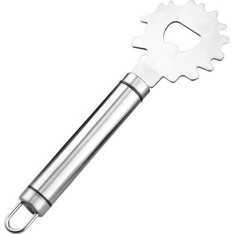 Grattoir pour barbecue, grattoir sans balais en acier inoxydable, grattoir sûr pour grilles de barbecue et fumoirs, brosse de rechange pour barbecue avec décapsuleur, accessoire de cuisine idéal. (1/5)