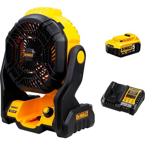 Ventilador DeWALT DCE512P1-SK (1 x 5,0 Ah + DCB1104)