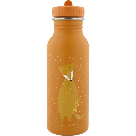 [NEUWERTIG] B-Ware Trixie Trinkflasche Wasserflasche Flasche Kinder Edelstahl Orange Mr Fox 500 Ml