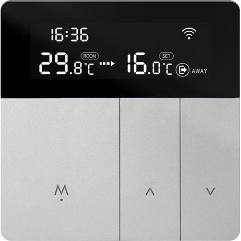 Thermostat WiFi Intelligent pour Chauffage Sol - - Compatible Alexa Google - 16A - Régulation Ambiance (1/4)