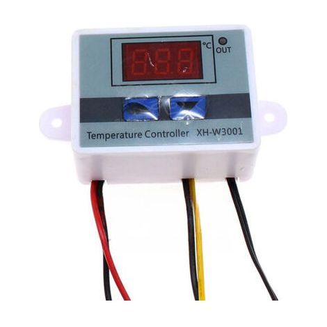 FENOPLASTICAContrôleur de Température, DC 12V 120W Module de Contrôleur de Température Numérique LED Module XH-W3001 Mini Commutateur de Thermostat Avec Sonde de Capteur Étanche (1/5)
