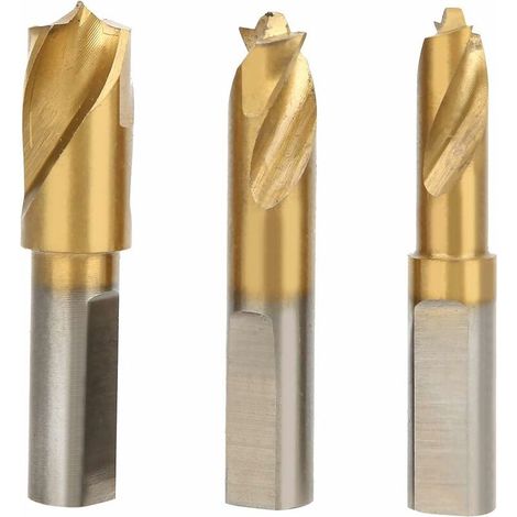 3-teiliges Punktschweißbohrer-Set, 6,5 Mm/8 Mm/10 Mm HSS-CO-Punktschweißbohrer, Zum Entfernen von Blechschweißverbindungen