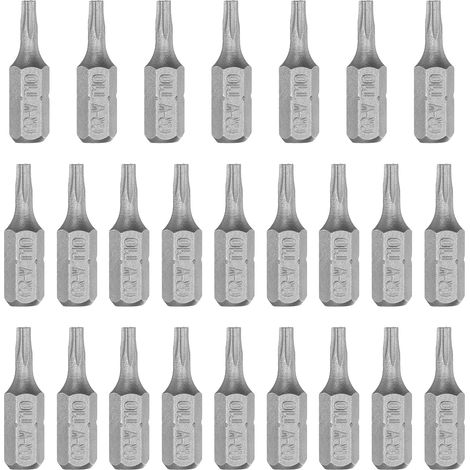 Coffret de 25 Embouts de Tournevis Torx T10 de 25 mm de Long (1/5)