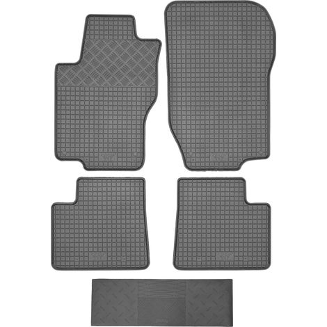 RIGUM 901665 Fußmatten + 900101 Abdeckung - Mercedes ML W164 SUV von 2006-2012, MS Leichtmetallfelgen, vorne - EINBAU