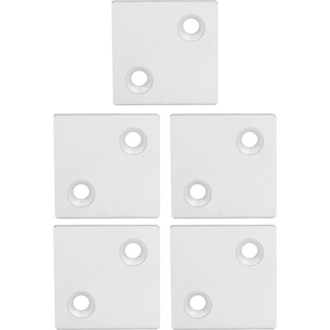 5 Pièces Embouts de Profilé Aluminium 8080 Double Rainure pour Imprimante 3D CNC Routeuse Argent (1/5)