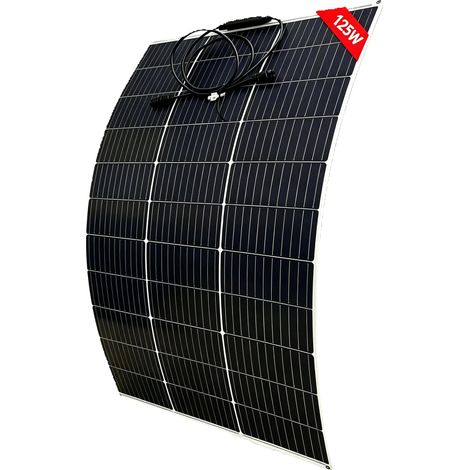 Solarpanel, flexibles Design, hohe Effizienz, 1 Stück 125w Panel (1/2)