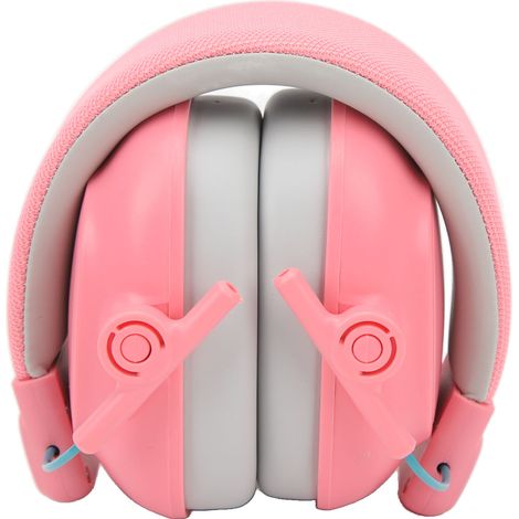 Casque anti-bruit enfant protection auditive rose pour sommeil et étude atténuation sonore 3-12 ans ABS éponge avec sac (1/5)