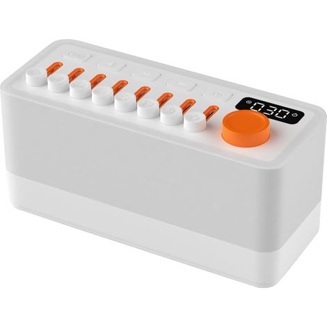 Umidificatore portatile con altoparlante a rumore bianco e luce notturna, adatto a neonati e adulti. (1/5)