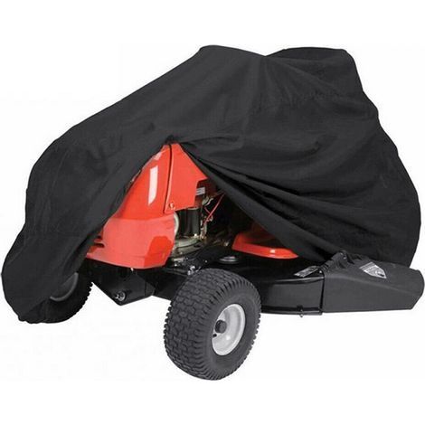 Housse Tondeuse autoportée, Housse de Tracteur de Jardin, Universel, Résistant aux intempéries, Aux UV, Tissu Oxford 210D très résistant (L177 x W110 x H110CM) (1/5)