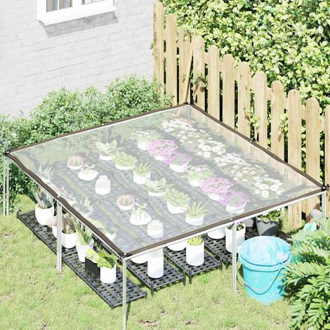 Bâche de protection - Bâche de jardin transparente avec œillets 2 x 2 m en polyéthylène fr1191 - Maison La Vie (1/5)