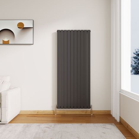 Stech Homes Flat Panel Radiator Designer Central Heating Vertical 1600 x 680mm Single Anthracite Rad