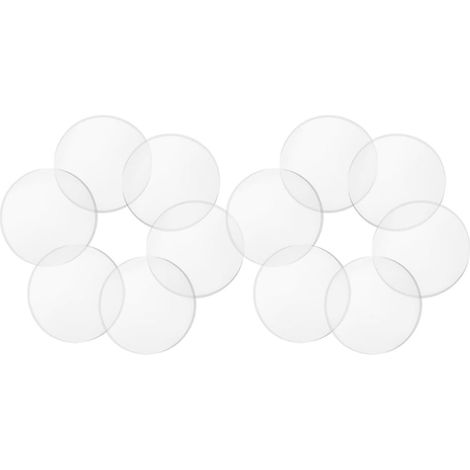 Entretoises en plastique pour tables verre, 12 pièces de butées (1/5)