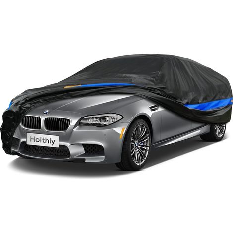 Bâche Voiture Extérieur, Housse Protection Voiture 100% Étanche Anti UV Soleil, Bâche pour Berline A6 A7, XF, Serie 5, E Class, CLS,etc.3XL+ (1/5)
