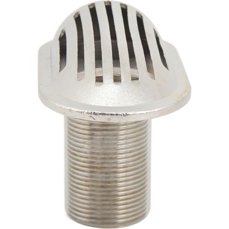 Crépine d'aspiration marine en acier inoxydable 316, filtre de captage d'eau traversant pour bateau, yacht ou kayak, 1 1/4 po (1/5)