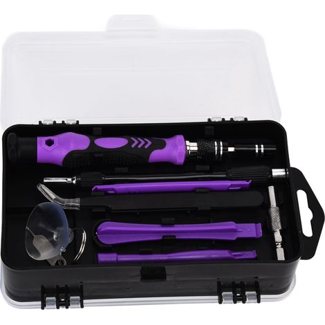 115 in 1 Screwdriver Set Magnetic Accuracy Multifunctional Bits Electronics Repair Tool KitPurple