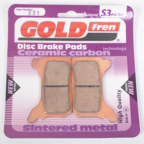 Bremsbelag gold fren für Motorrad husaberg 650 fs e 2006-2008 av (1/2)