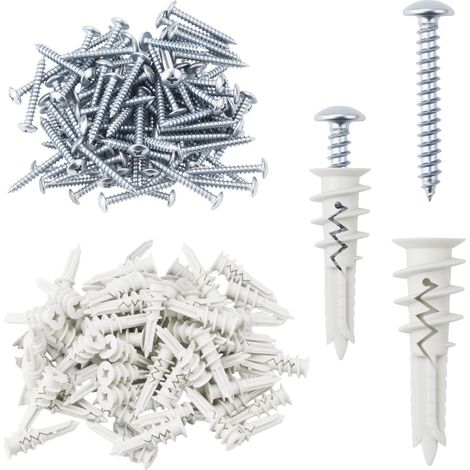 Pack of 120 Insulation Facade Dowels (60 Pieces 13 mm x 41 mm, 60 Dowels M4 x 30 Screws) (1/5)