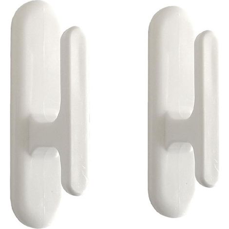 Enrouleur de Cordons de Sécurité pour Enfants - Cordons pour Stores et Rideaux - 8 Fixations Adhésives sans Vis - Plastique Robust (7x1.2cm) (1/5)
