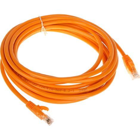 PATCHCORD RJ45/6/5.0-ORANGE 5 m