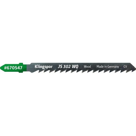 Lame per sega klingspor js 302 wq 130 mm 8 mm