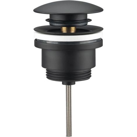 Vidage rond clic-clac noir mat Rubinetterie Noir mat 66mm (1/2)