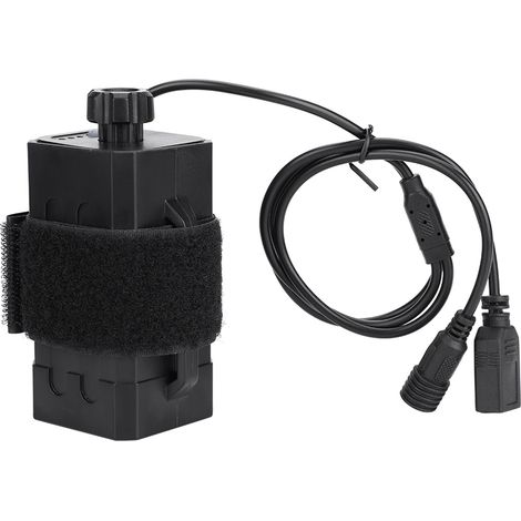 Wasserdichtes Gehäuse für 18650-Akkus, Schutzhülle, Dual-USB/DC-Schnittstelle für Fahrradbeleuchtung.