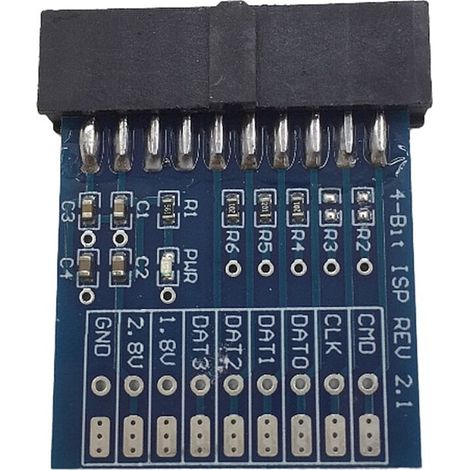 Un nuevo adaptador JTAG para las herramientas Easy Jtag Box/ESAYJTAG, ISP de 4 bits REV 2.1