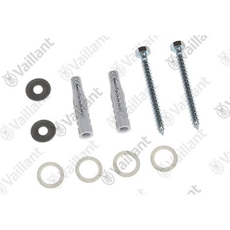 VAILLANT Juego de fijación, tornillos + tacos VC 10+15+20+25+30 CS/1-5 R1 u.w. Vaillant-Nr. , 0020130588