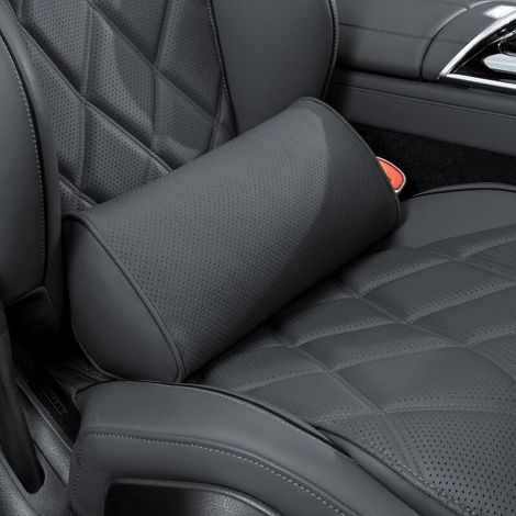 Bardusch-Coussin Lombaire, Coussin de Soutien Lombaire Ergonomique, Support Dorsal en Mousse à Mémoire Haute Densité, Noir (1/5)