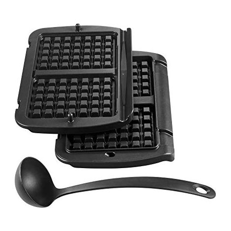 Set di 2 piastre per waffle + mestolo - Grill, Wok e Macchina per Raclette - TEFAL - 3430183168430283527 (1/4)