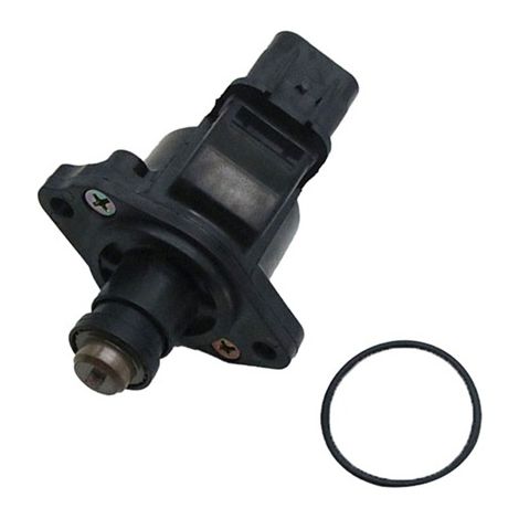 Color: see photo. Material: plastic and metal. Idle speed control valve for passenger cars E9T15371