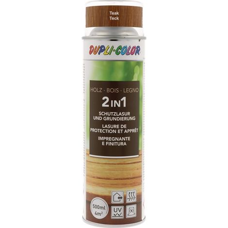 Lack- und Beizspray 500 ml Teakbeize (1/2)