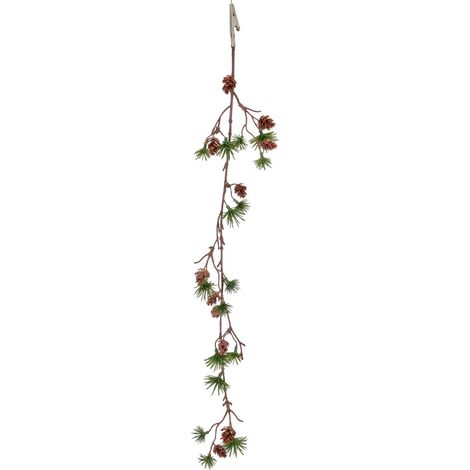 Gasper Zederngirlande mit Clip 58 cm dunkelgrün (1/3)