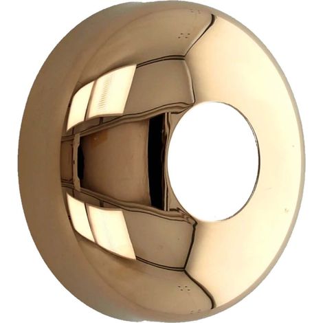 tecuro DESIGN-Hahnrosette (3/4 ) Ø 27 mm x Ø 72 mm x 15 mm - vergoldet (1/5)
