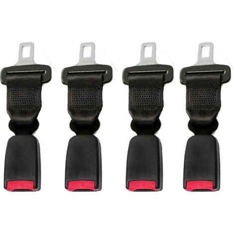 Rallonge Ceinture Sécurité Voiture, Extension de Ceinture de Sécurité, Ajusteur Ceinture de Sécurité Adapté aux Femme Enceinte/Obèse/Enfant(4pcs)