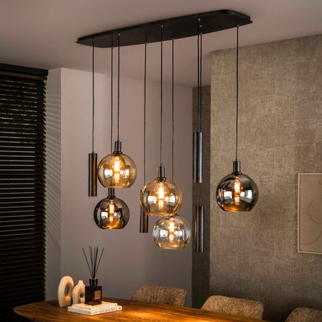 Suspension cuisine design 9 abat-jour assortis NOVA (1/5)