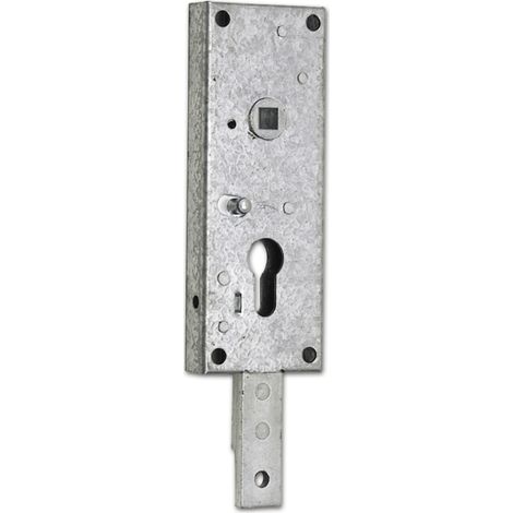 ASSA ABLOY Garagentorschloss 1807/B Stangenausschluss fest, nach unten, verzinkt