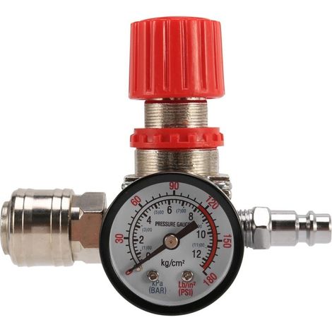 Valvola di riduzione del regolatore di pressione del compressore d'aria, attacco 12 bar (1/4)