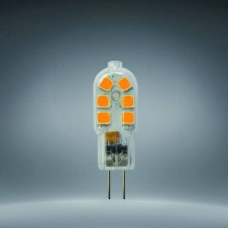 TrAdE Shop Traesio - Lampadina 12 Led Smd G4 1,8 Watt 12v Luce Calda Fredda Naturale Faretto - -Bianco Caldo      -