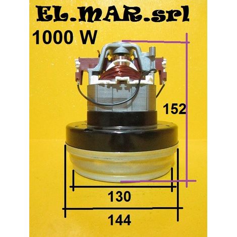 Motore Aspirapolvere 1000 W Bistadio SMUSSATO 230 V Monofase