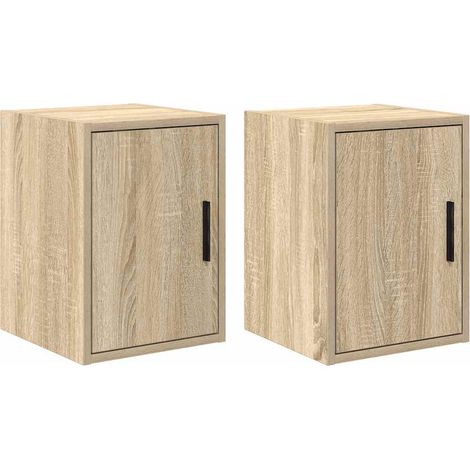 Maison Exclusive - Armarios de pared 2 uds para garaje madera de