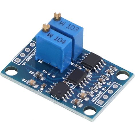 Amplificador de voltaje de milivoltios de alta precisión con excelente linealidad, aumento de 1000x y fácil manejo. Amplificador de instrumentación. (1/5)