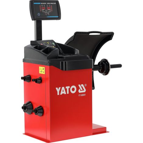 Wuchtmaschine, Reifenwuchtmaschine bis 24", 70kg, Laser autom. Messung