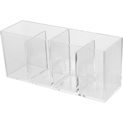 Tischhalter mit 4 Fächern Transparenter Büroartikel
