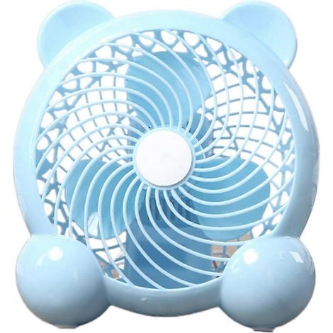 Mini ventilateur de table USB portable et silencieux, 2 vitesses. (1/4)